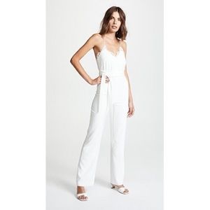 Rime Arodaky Crepe White Jumpsuit